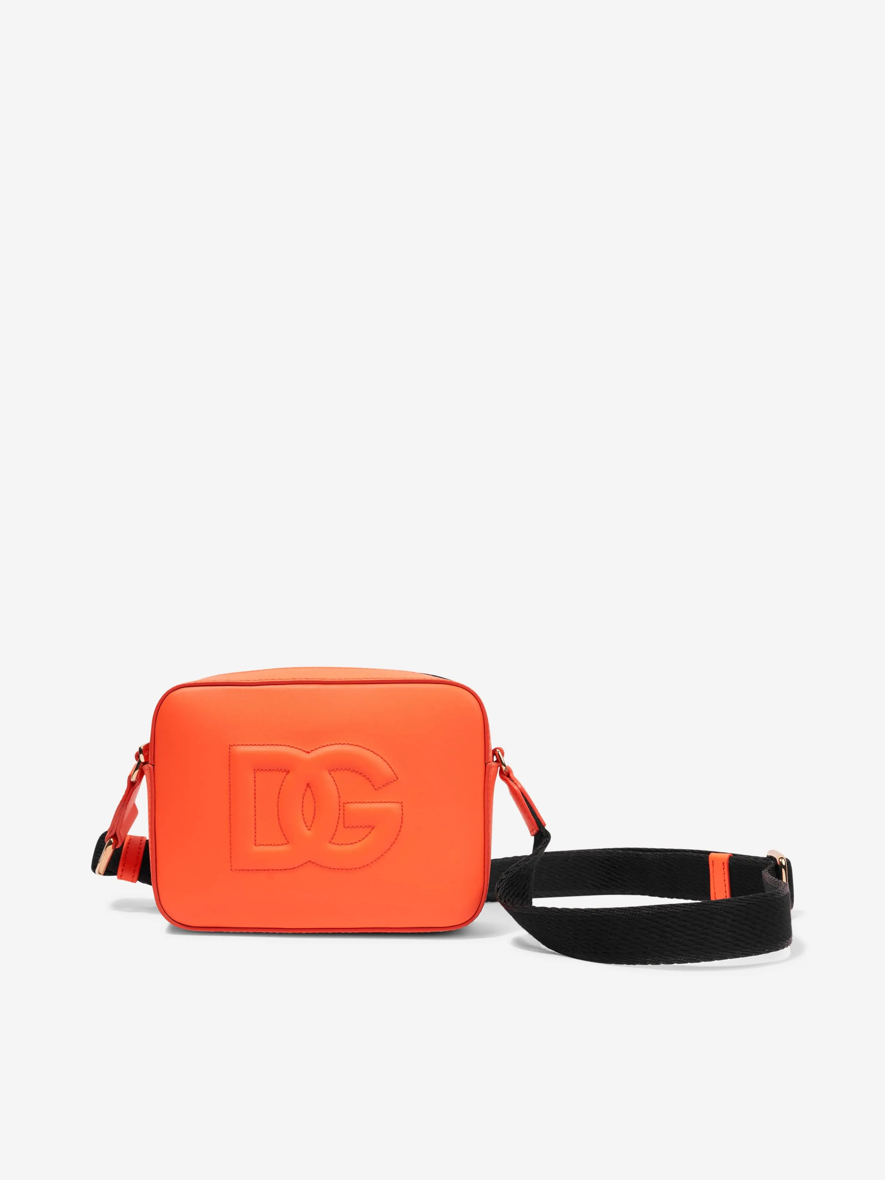 Dolce & Gabbana Baby Leather Logo Changing Bag in Orange