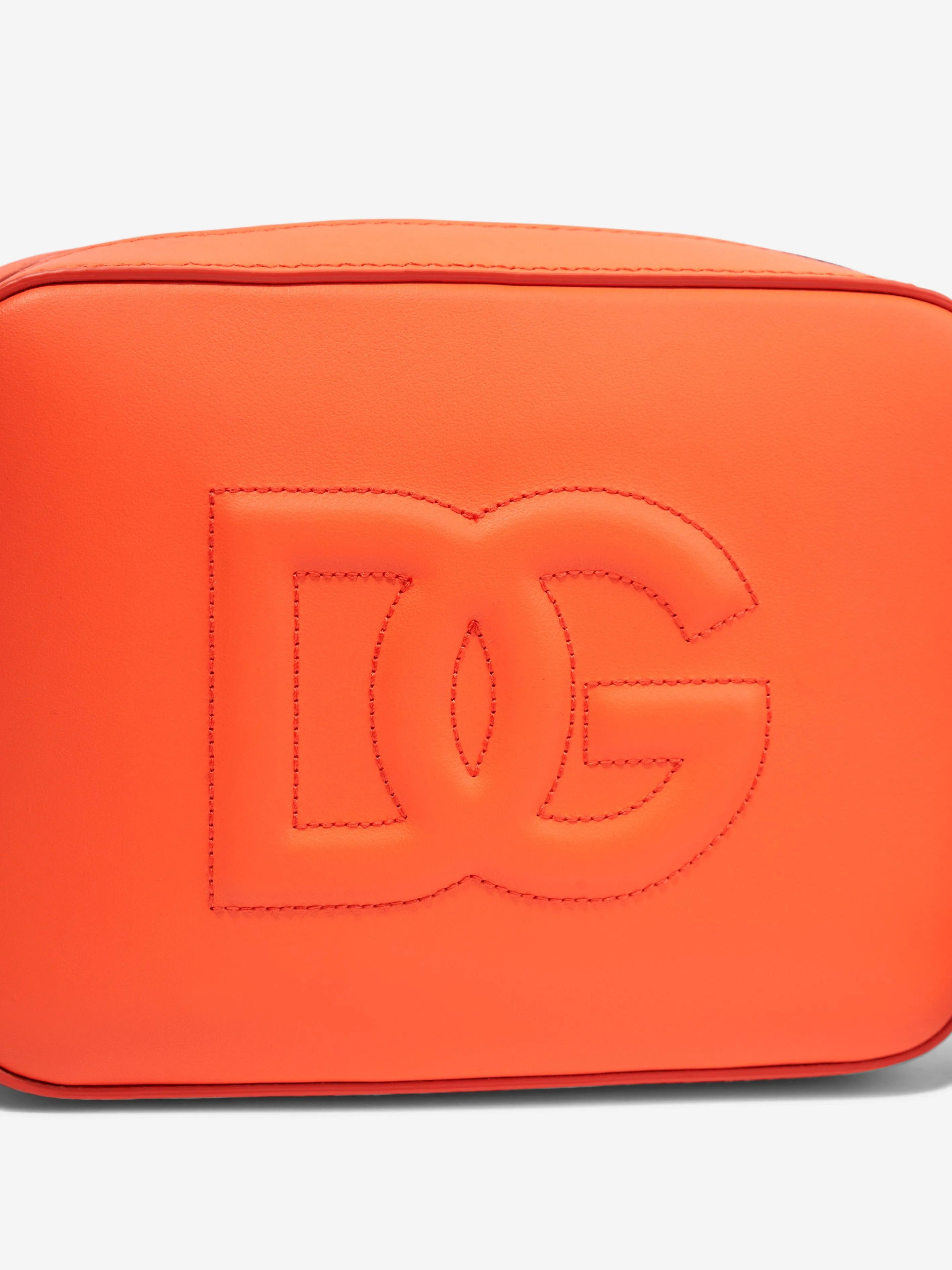 Dolce & Gabbana Baby Leather Logo Changing Bag in Orange