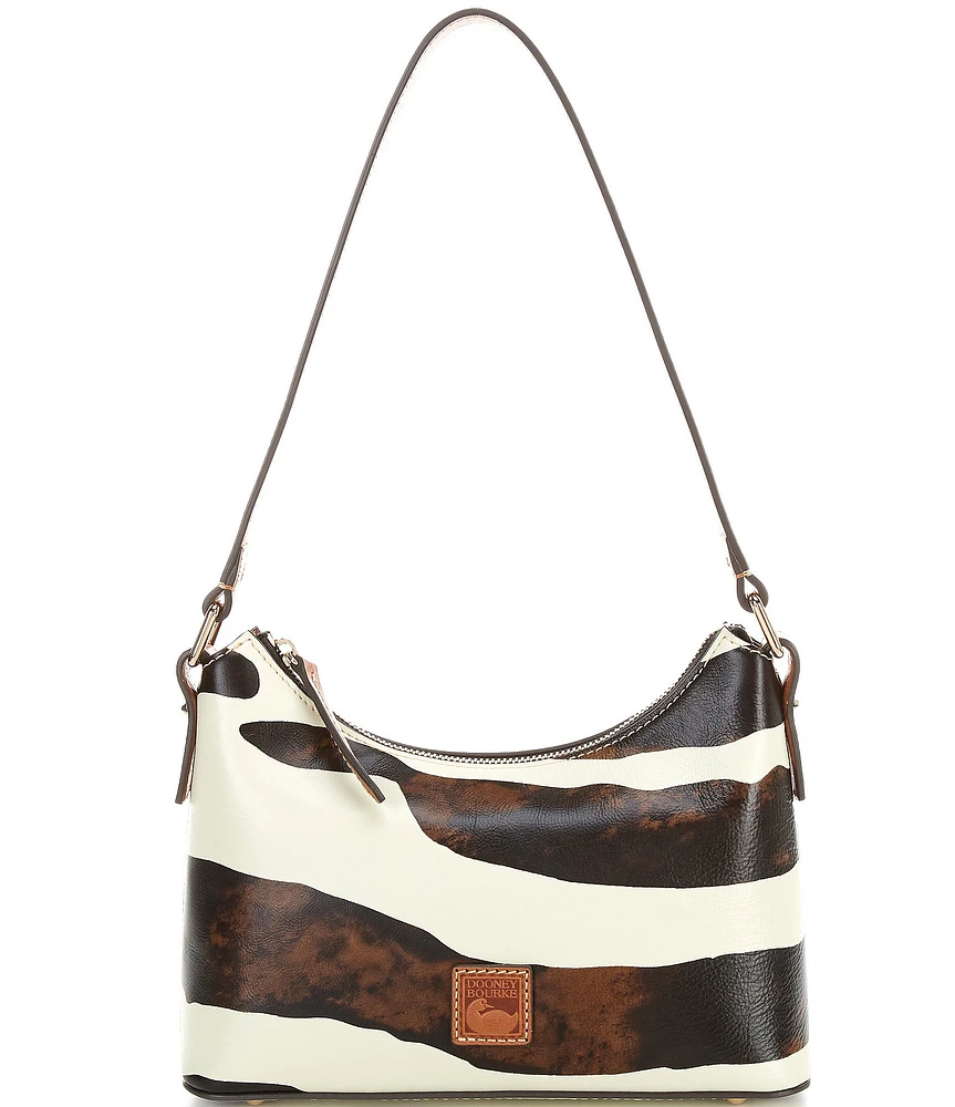 Dooney & Bourke Zebra Print Baguette Shoulder Bag