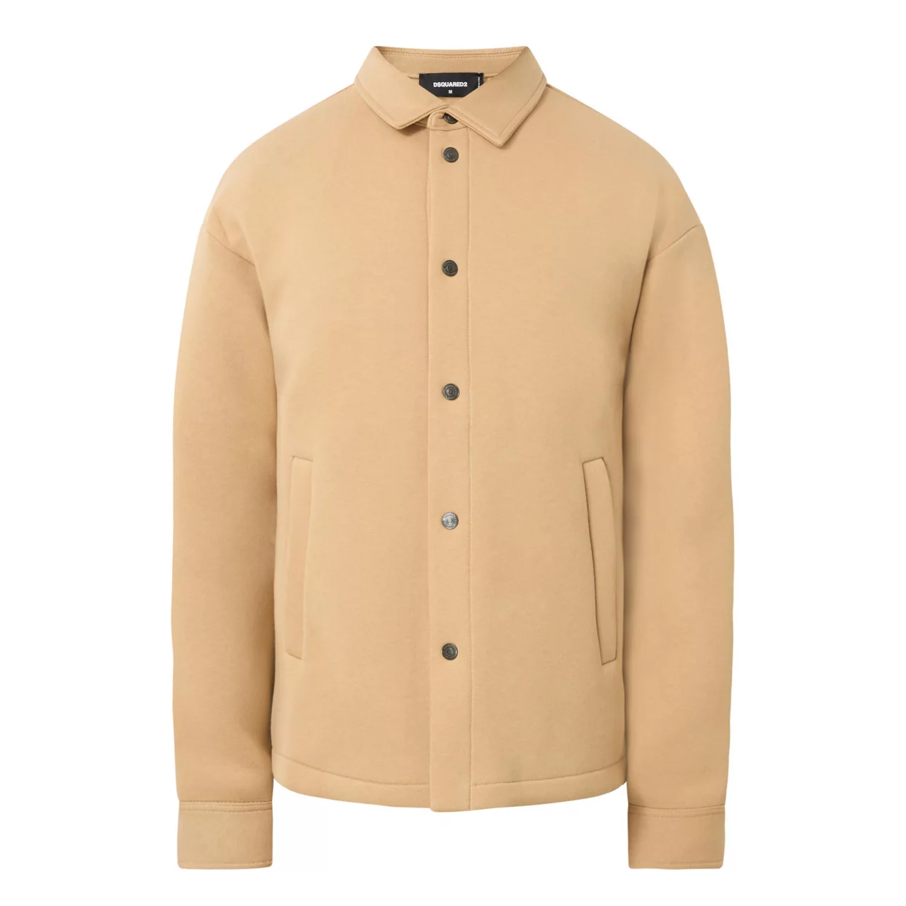 DSQUARED2 Casual Fleece Overshirt - Camel