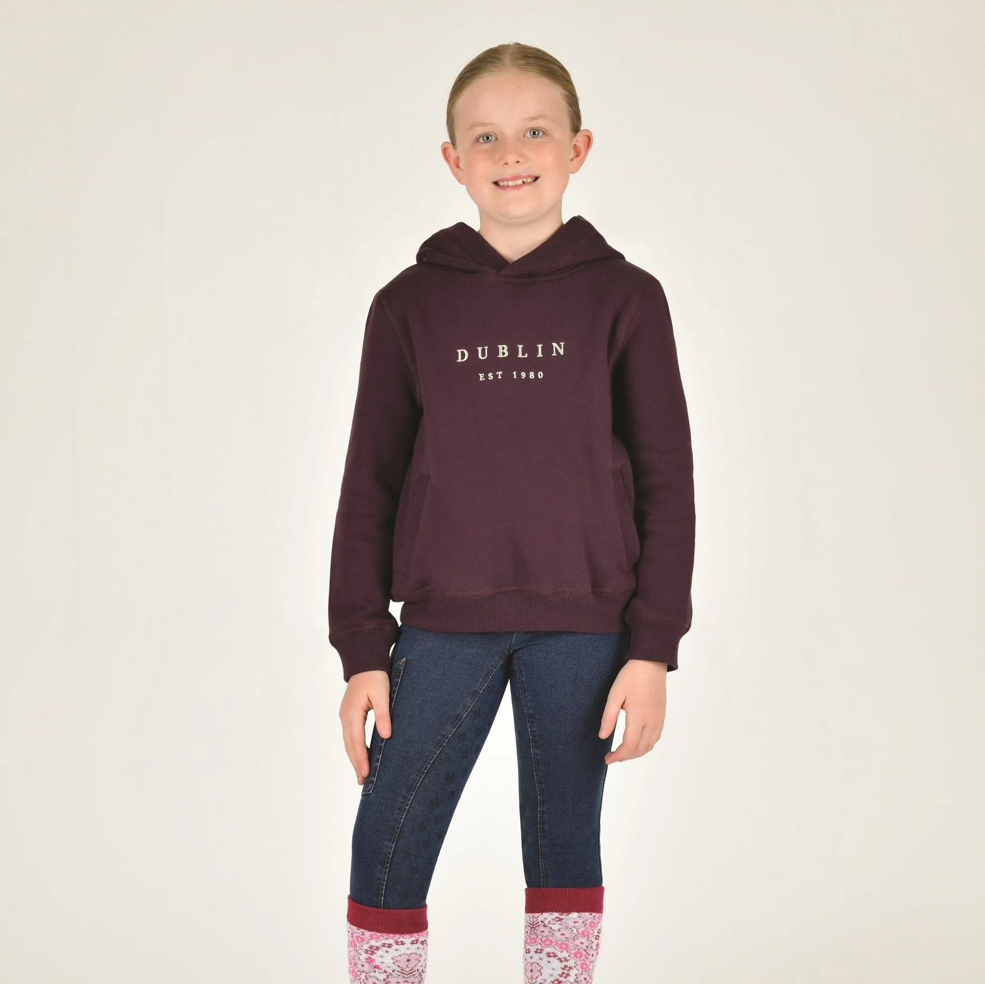 Dublin Kids Lilah Lurex Logo Hoodie