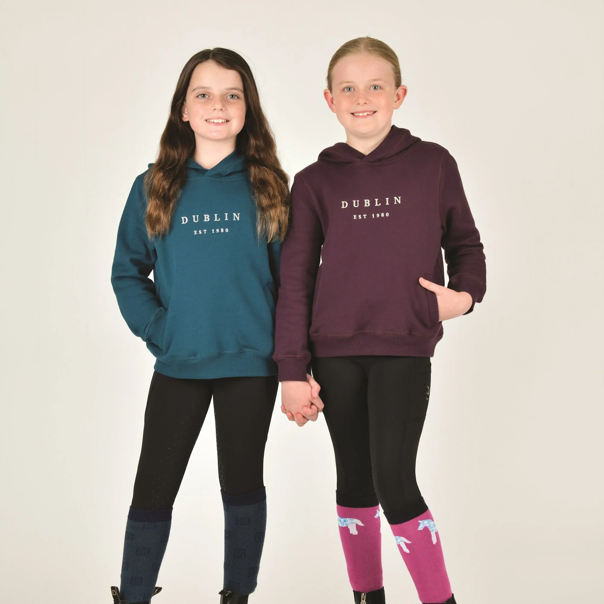 Dublin Kids Lilah Lurex Logo Hoodie