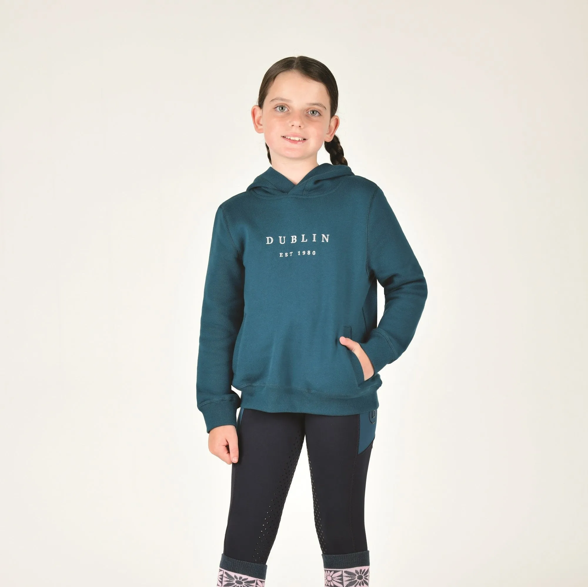 Dublin Kids Lilah Lurex Logo Hoodie