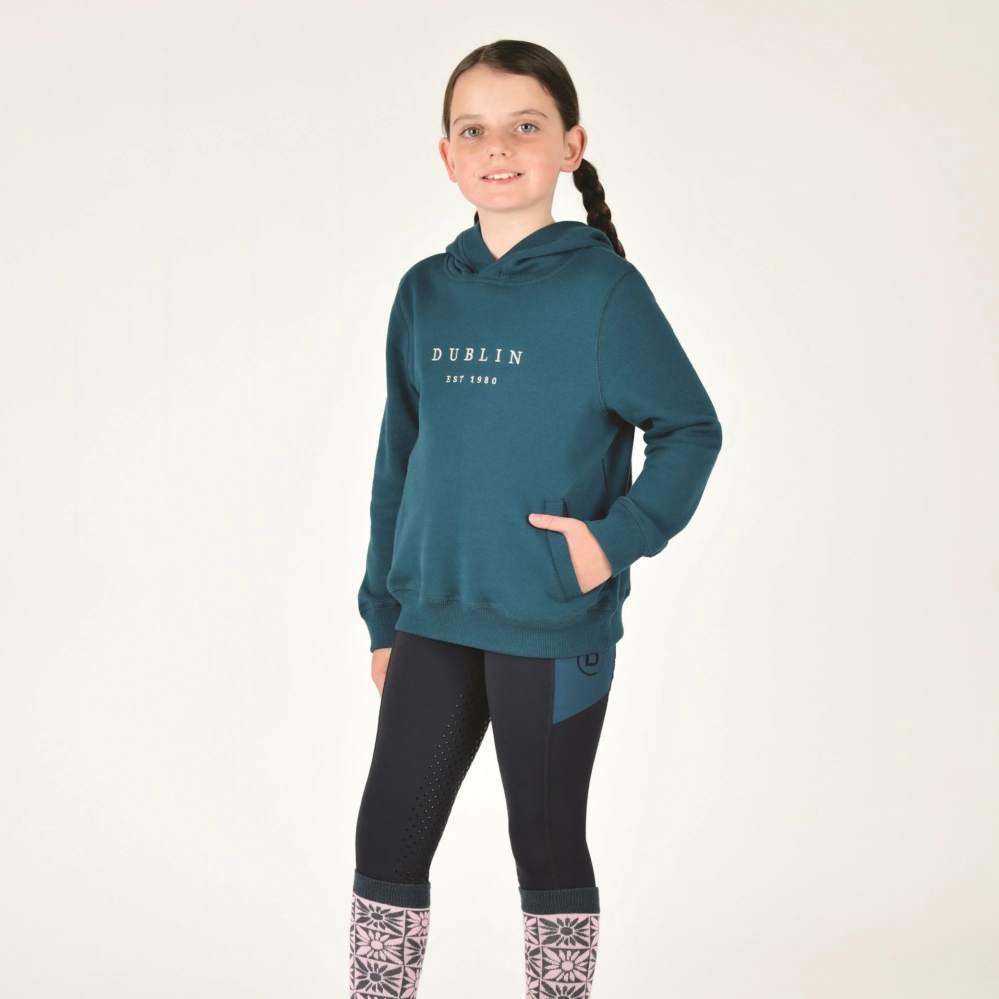 Dublin Kids Lilah Lurex Logo Hoodie