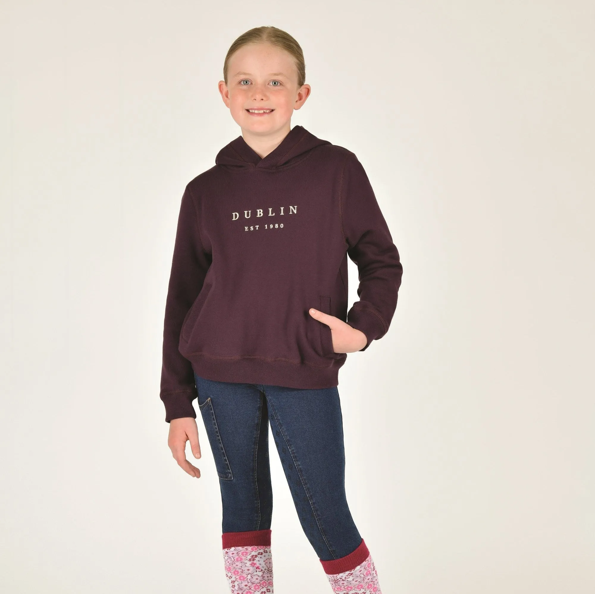 Dublin Kids Lilah Lurex Logo Hoodie