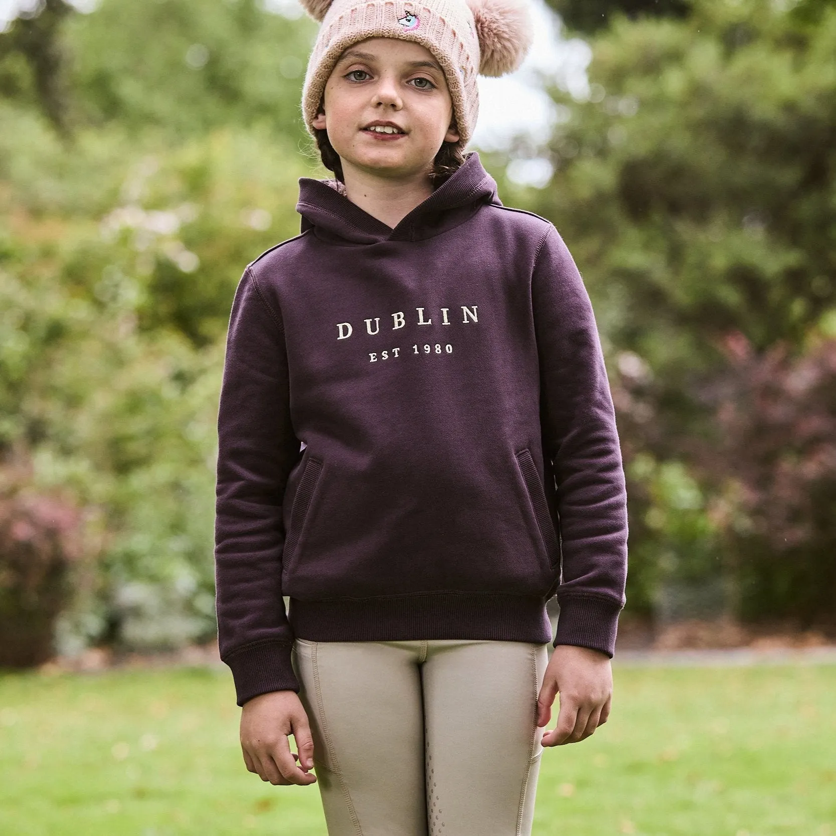 Dublin Kids Lilah Lurex Logo Hoodie