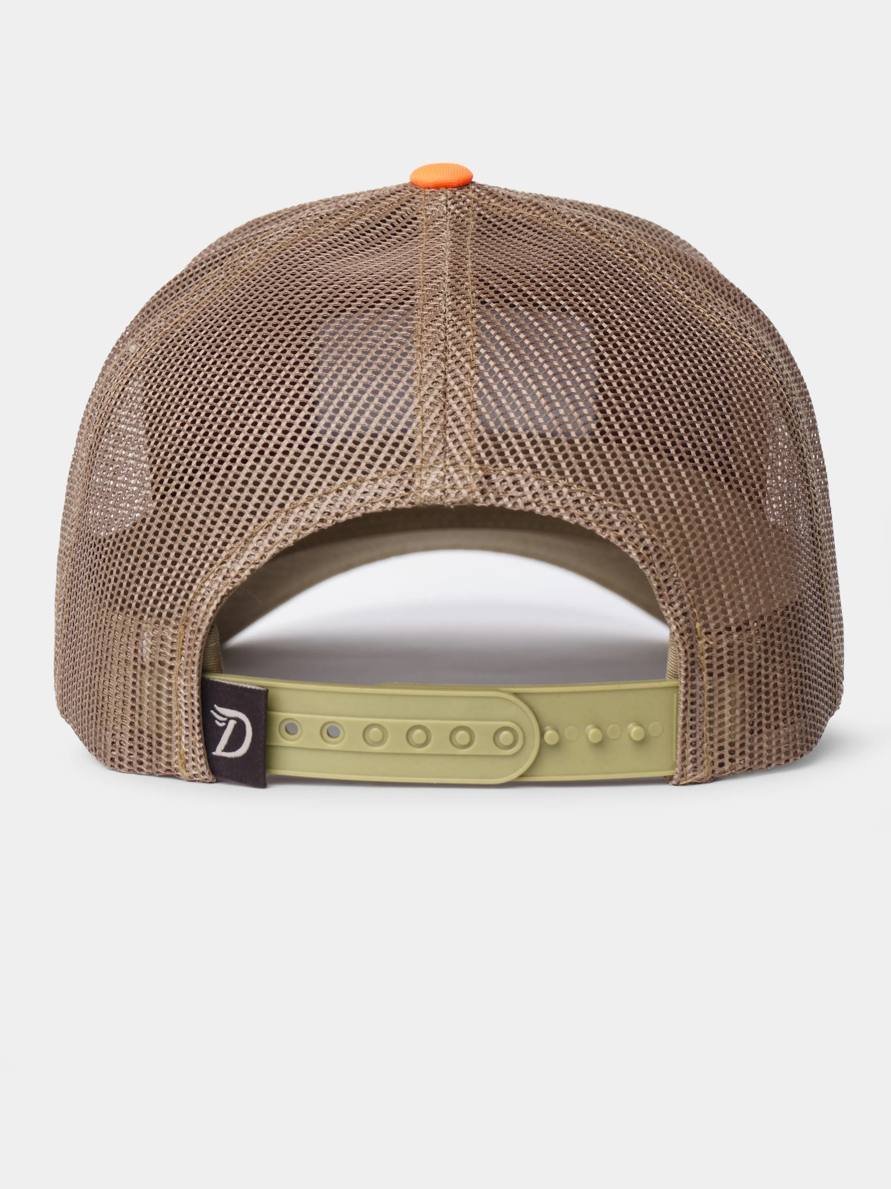 Duck Camp Trucker Hat Wheat/Blaze