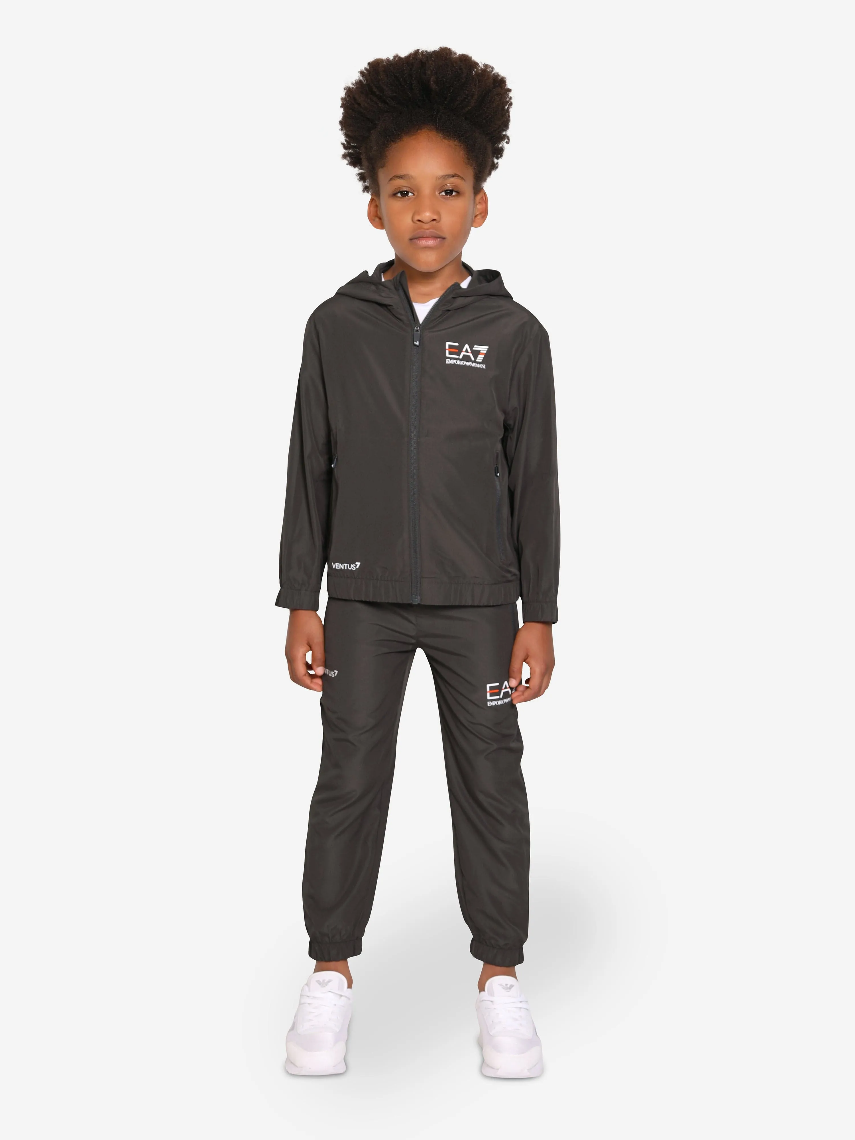 EA7 Emporio Armani Boys Tennis Pro Tracksuit in Grey