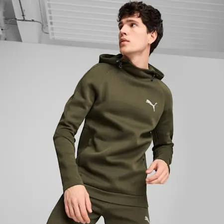 EVOSTRIPE Men's Hoodie | Dark Olive | PUMA EVOSTRIPE | PUMA 