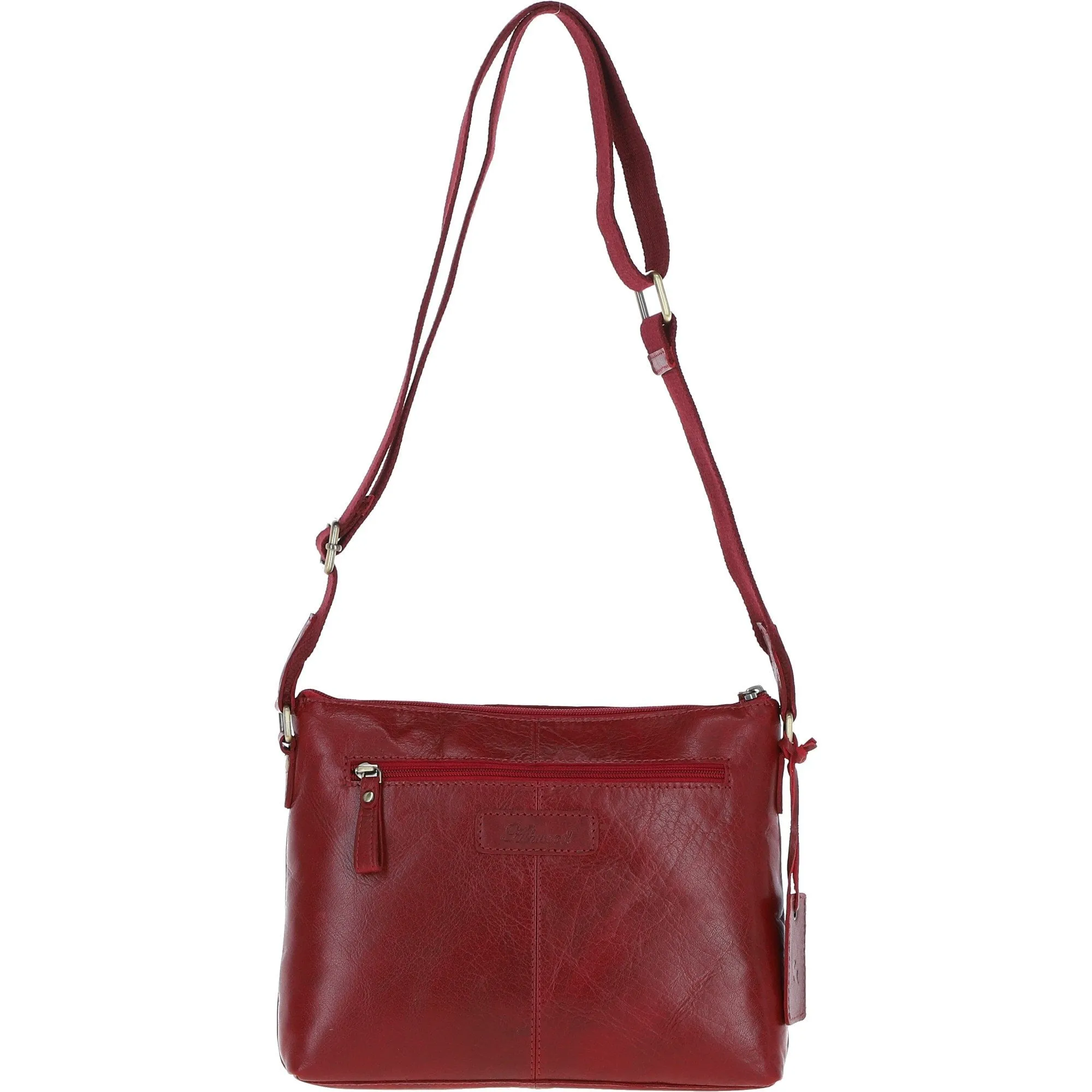 Exquisite Ashwood Leather Cross Body Bag for Women Red: G-17