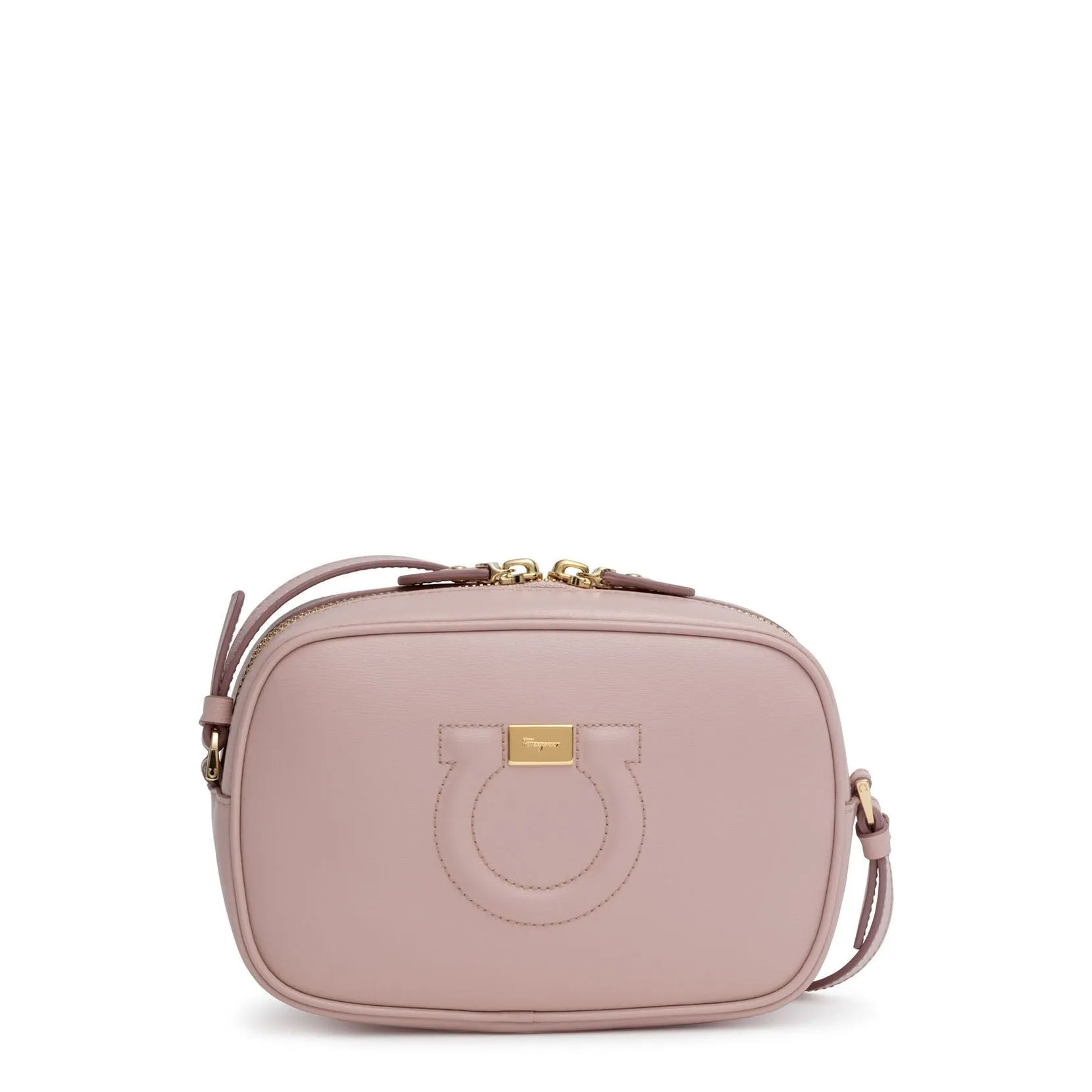 Ferragamo Gancio City light pink cross body bag