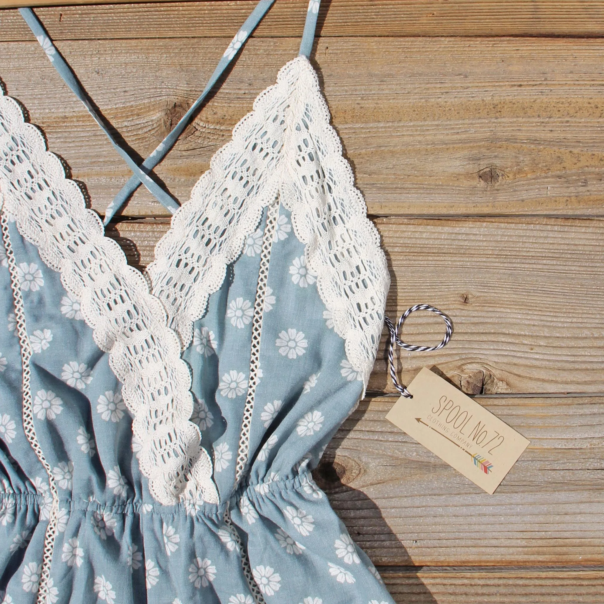 Flower Child Lace Romper in Sage