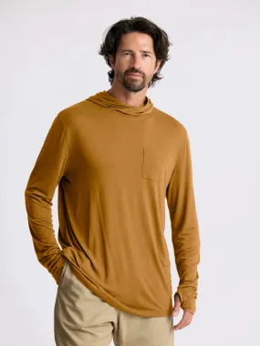 Free Fly Men's Bamboo Lightweight Hoodie: Ochre