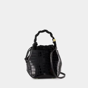 Ganni  Ganni Bou Bag - Ganni - Synthetic Leather - Black