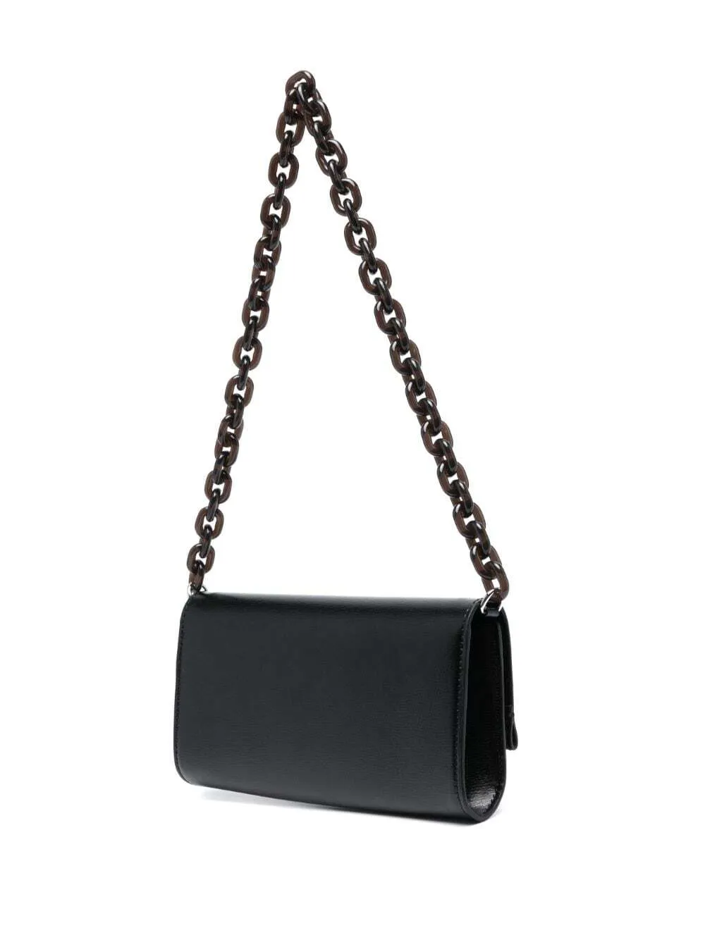 GANNI small Banner shoulder bag - Black