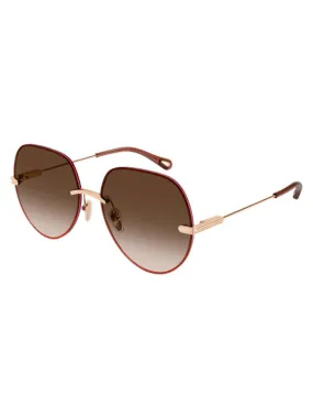 Geometrical Rimless Sunglasses