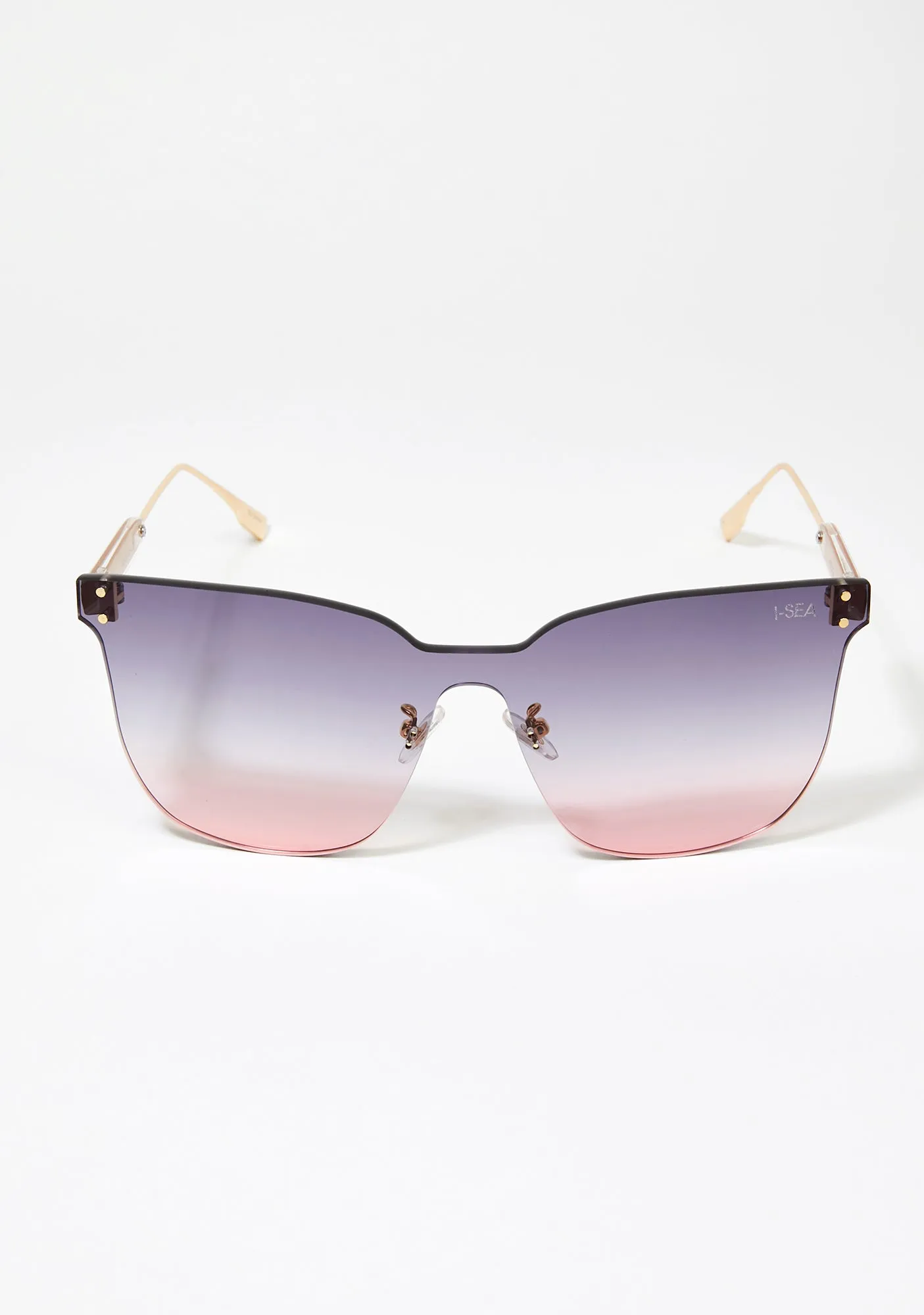 Gray Pink Moonchild Sunglasses-