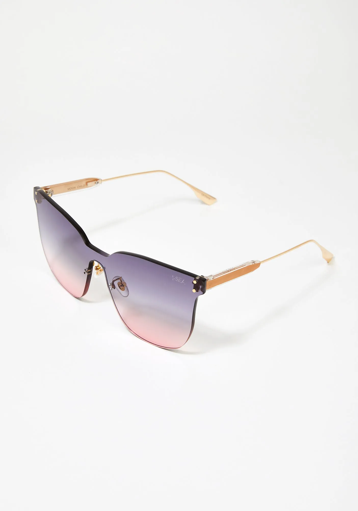 Gray Pink Moonchild Sunglasses-