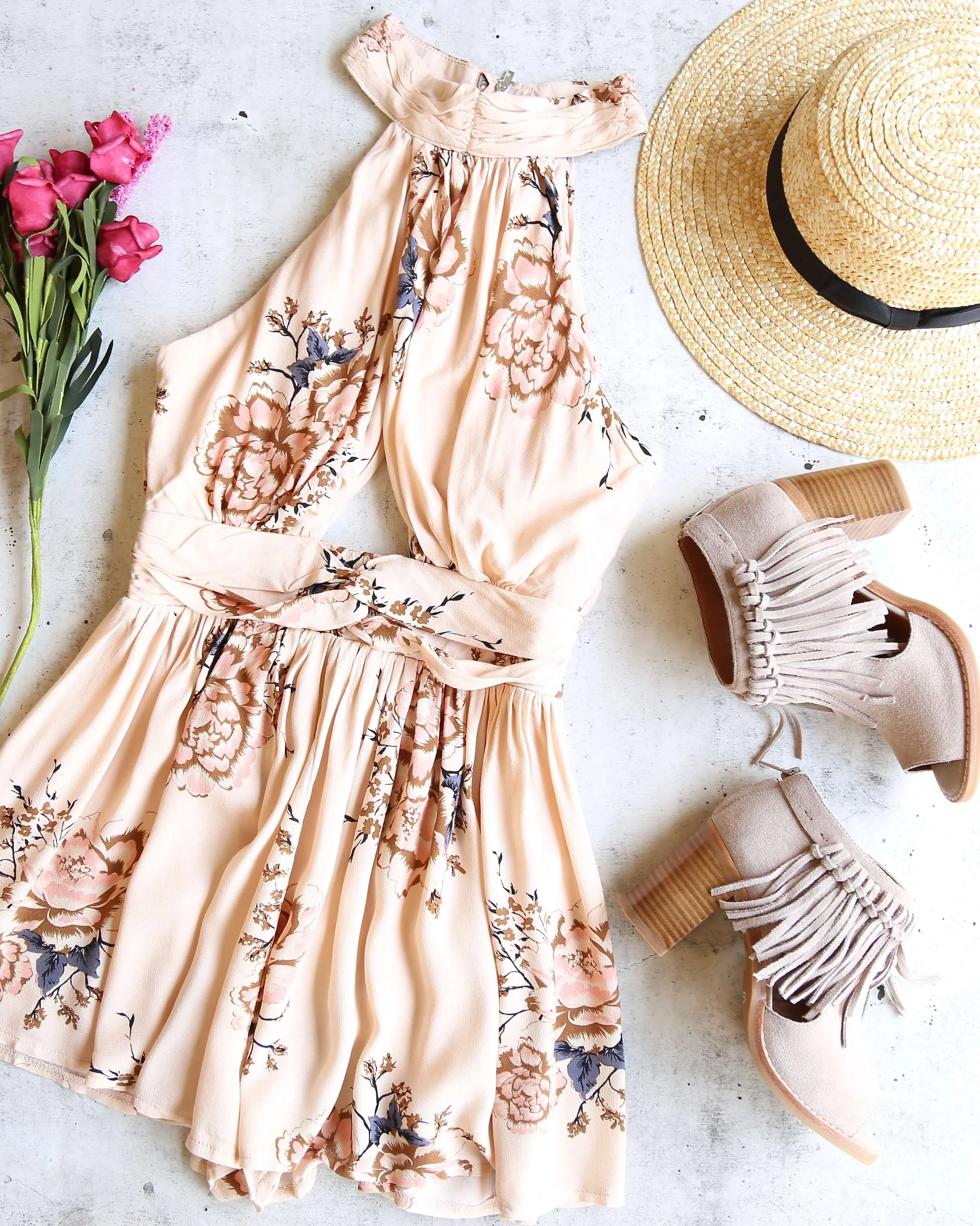 Hamptons Floral Romper