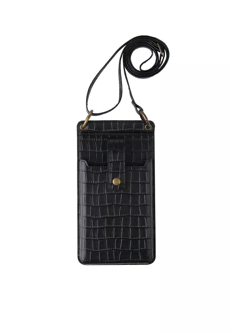 HAPPY FRIDAYS Faux Crocodile texture Leather Phone Case Bag QYS100