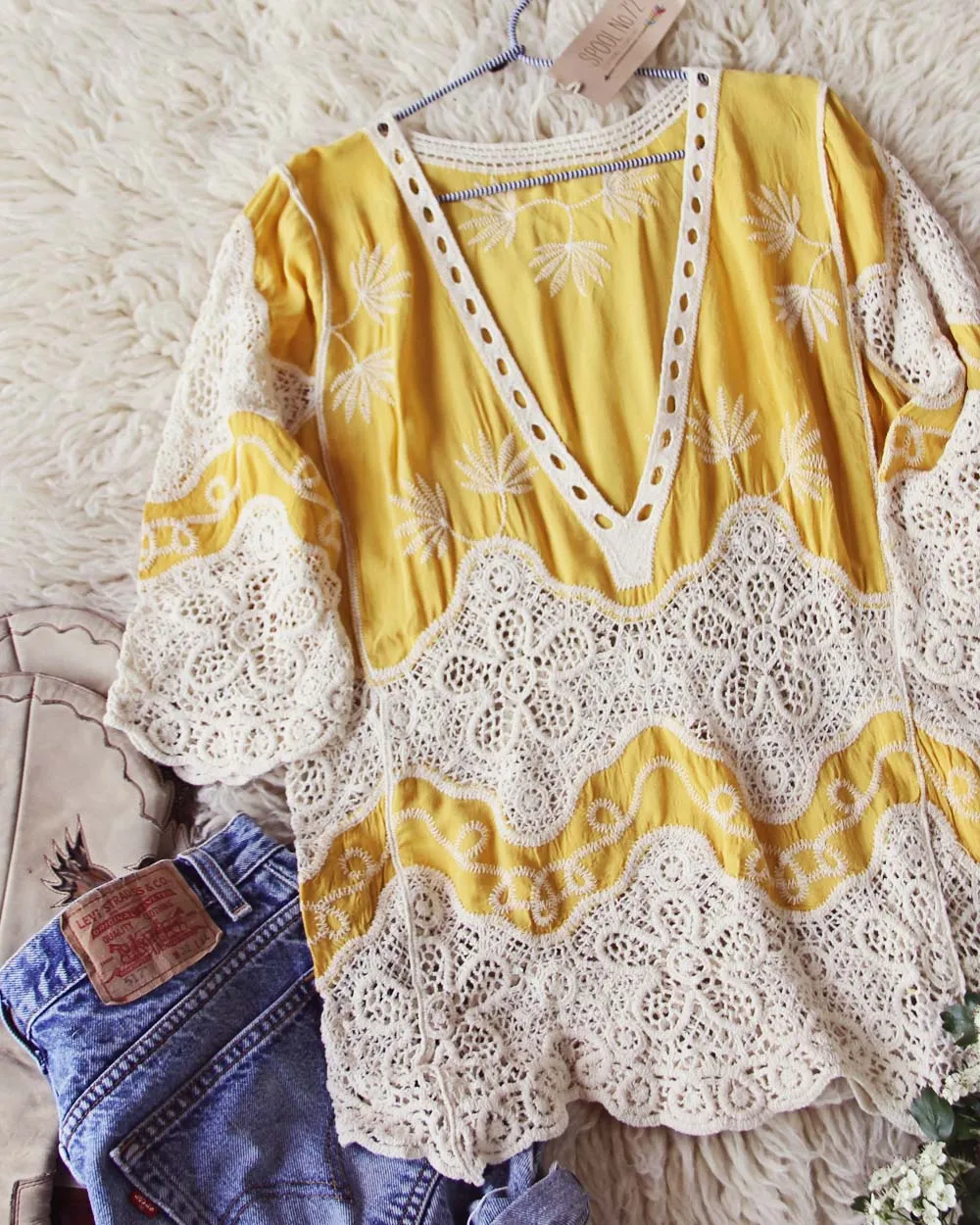 Honey + Lace Tunic Top