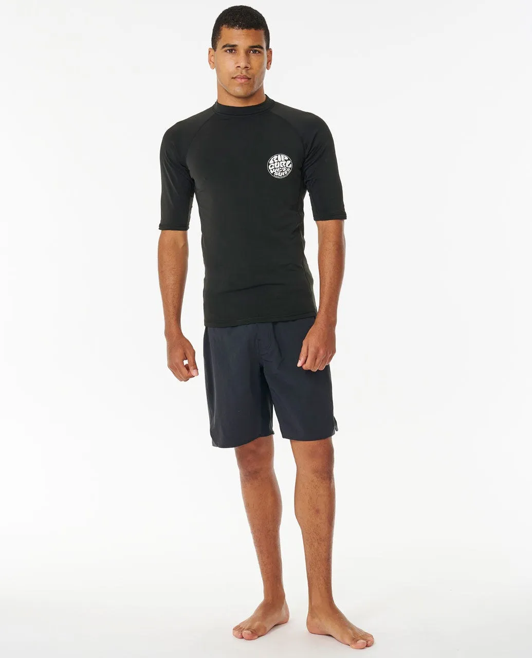 Icons UPF50+ Brushed Short Sleeve Rash Vest