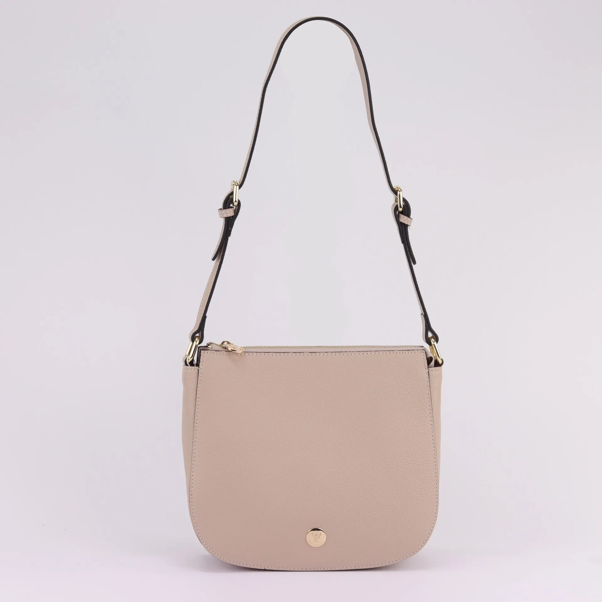 Ingrid pebbled leather shoulder bag