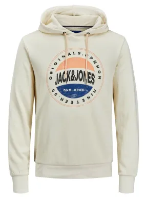 Jack & Jones Original Christensen Hoodie Seed Pearl