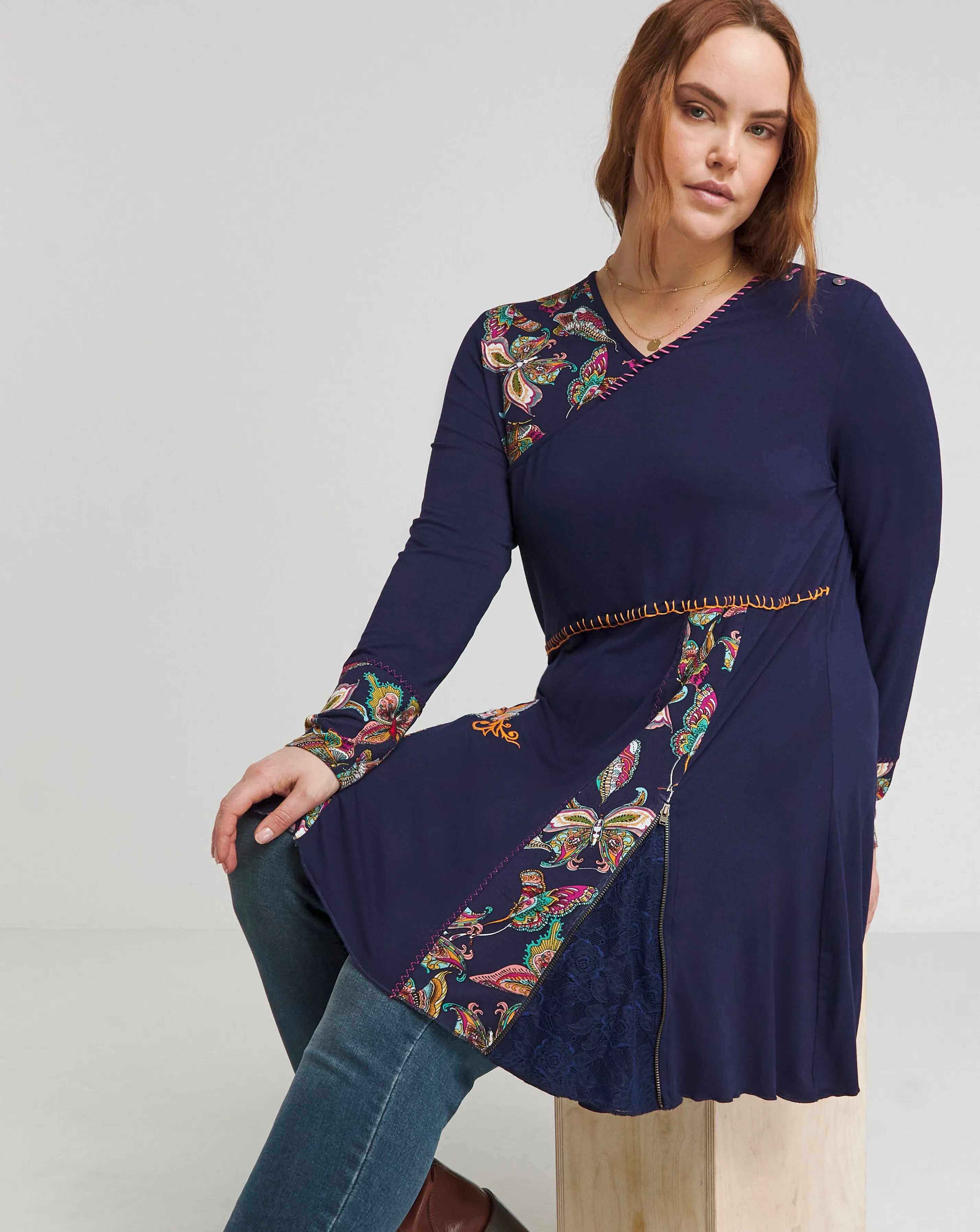 Joe Browns Beautiful Butterfly Jersey Tunic | Simply Be