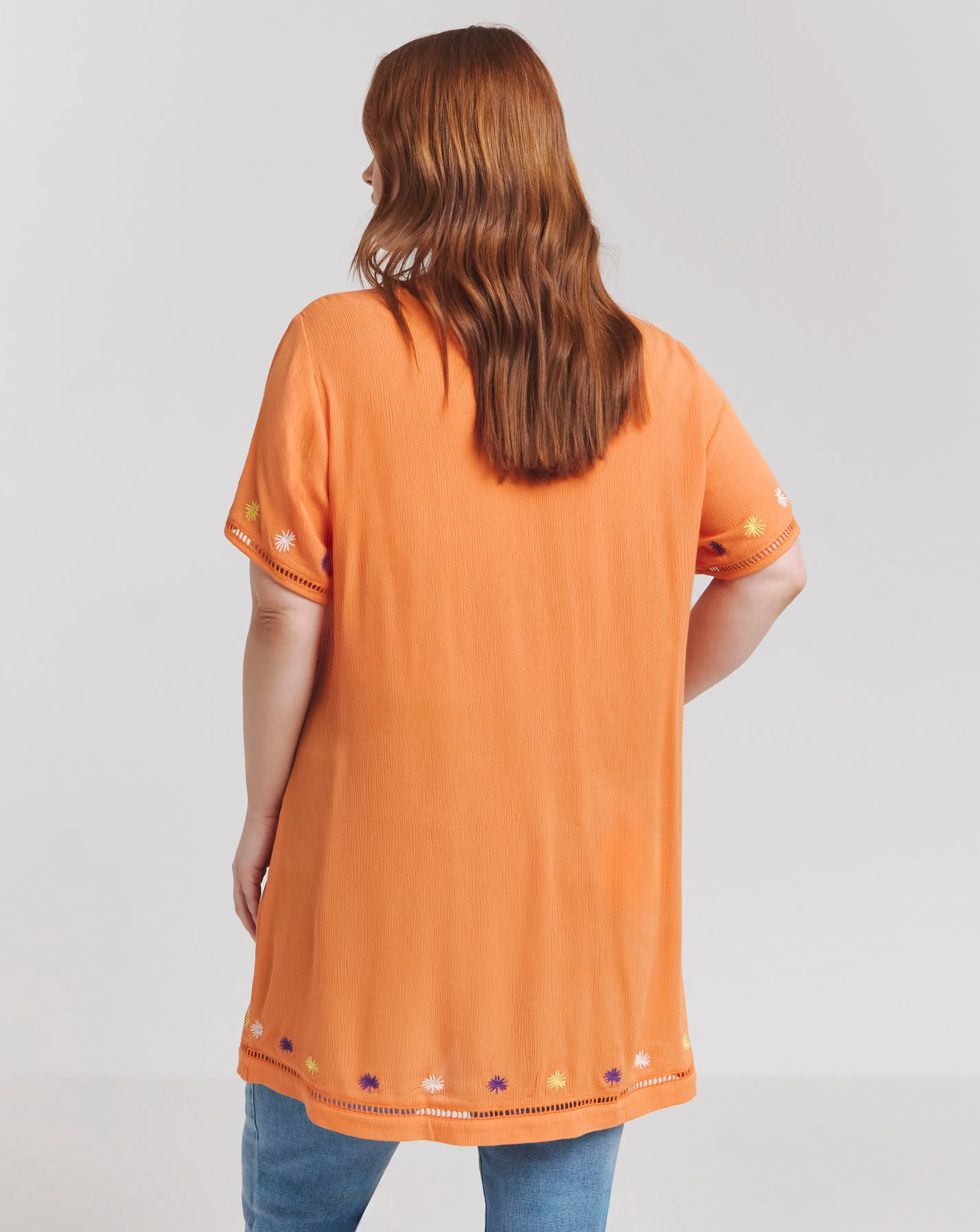 Joe Browns Exquistite Embroided Crinkle Tunic | Simply Be