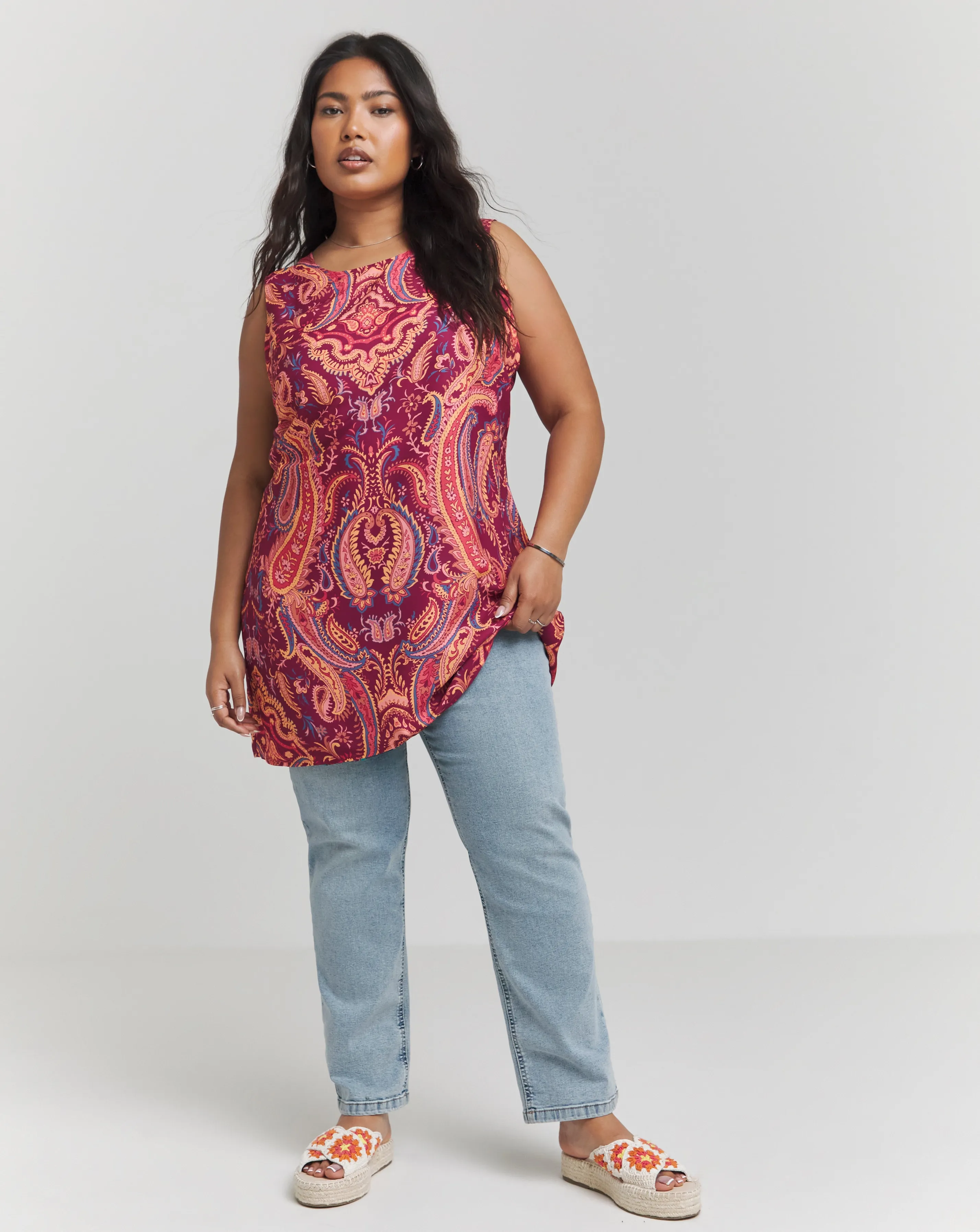 Joe Browns Ravishing Reversible Paisley Tunic | Simply Be