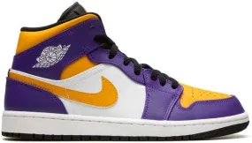 Jordan Air 1 Mid Lakers sneakers Purple