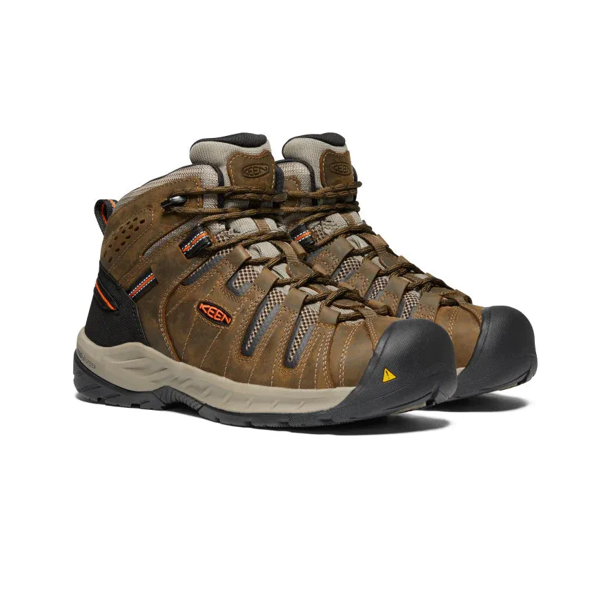 Keen Men's Flint II Boot (Soft Toe) 11.5D Cascade Brown/Burnt Ochre