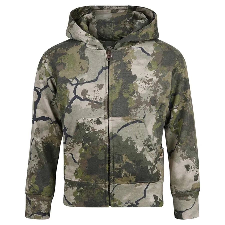 King's Camo Youth Full Zip Hoodie