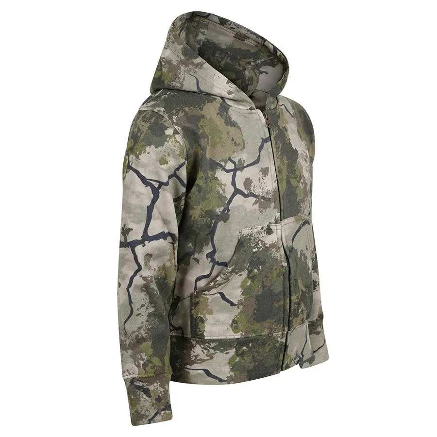 King's Camo Youth Full Zip Hoodie