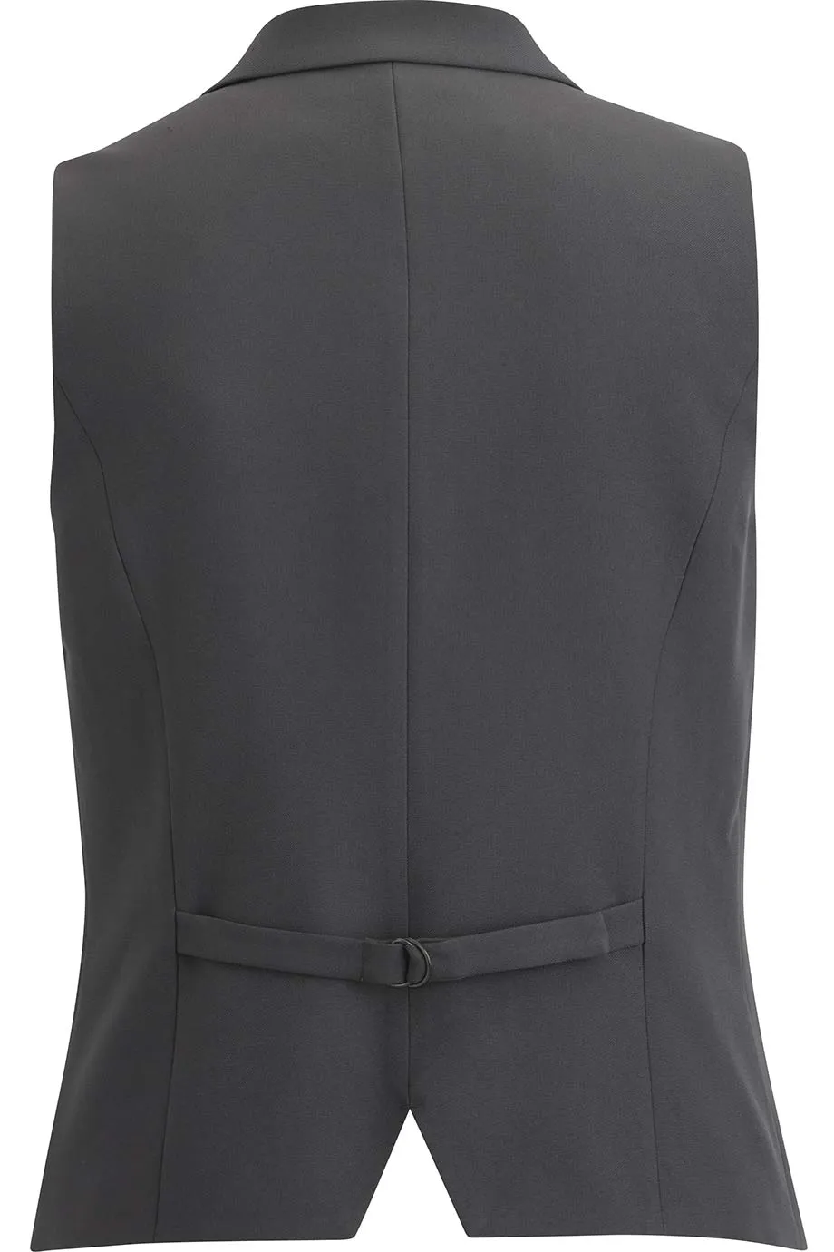 Ladies' Dress Lapel Vest - Steel Grey