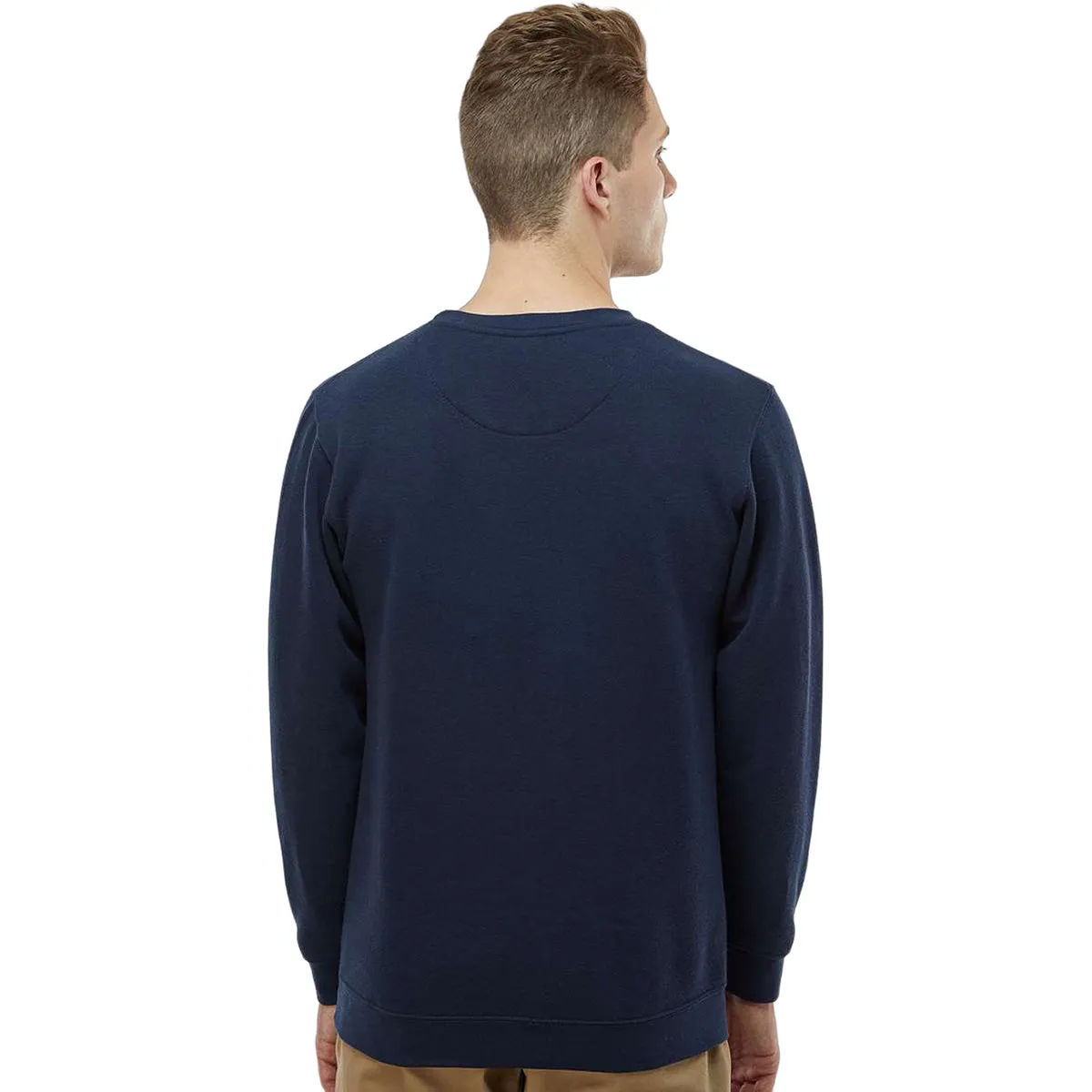 LAT Unisex Navy Elevated Fleece Crewneck Sweatshirt