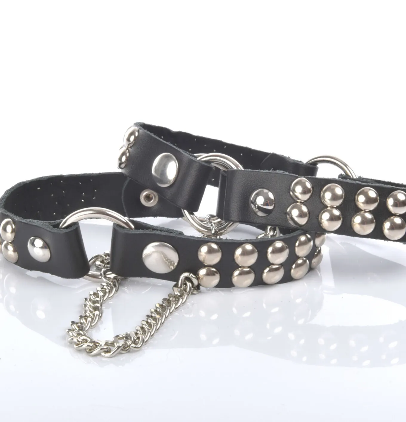 LEATHER BOOT BELT LEA - 2CM - SINGLE CHAIN