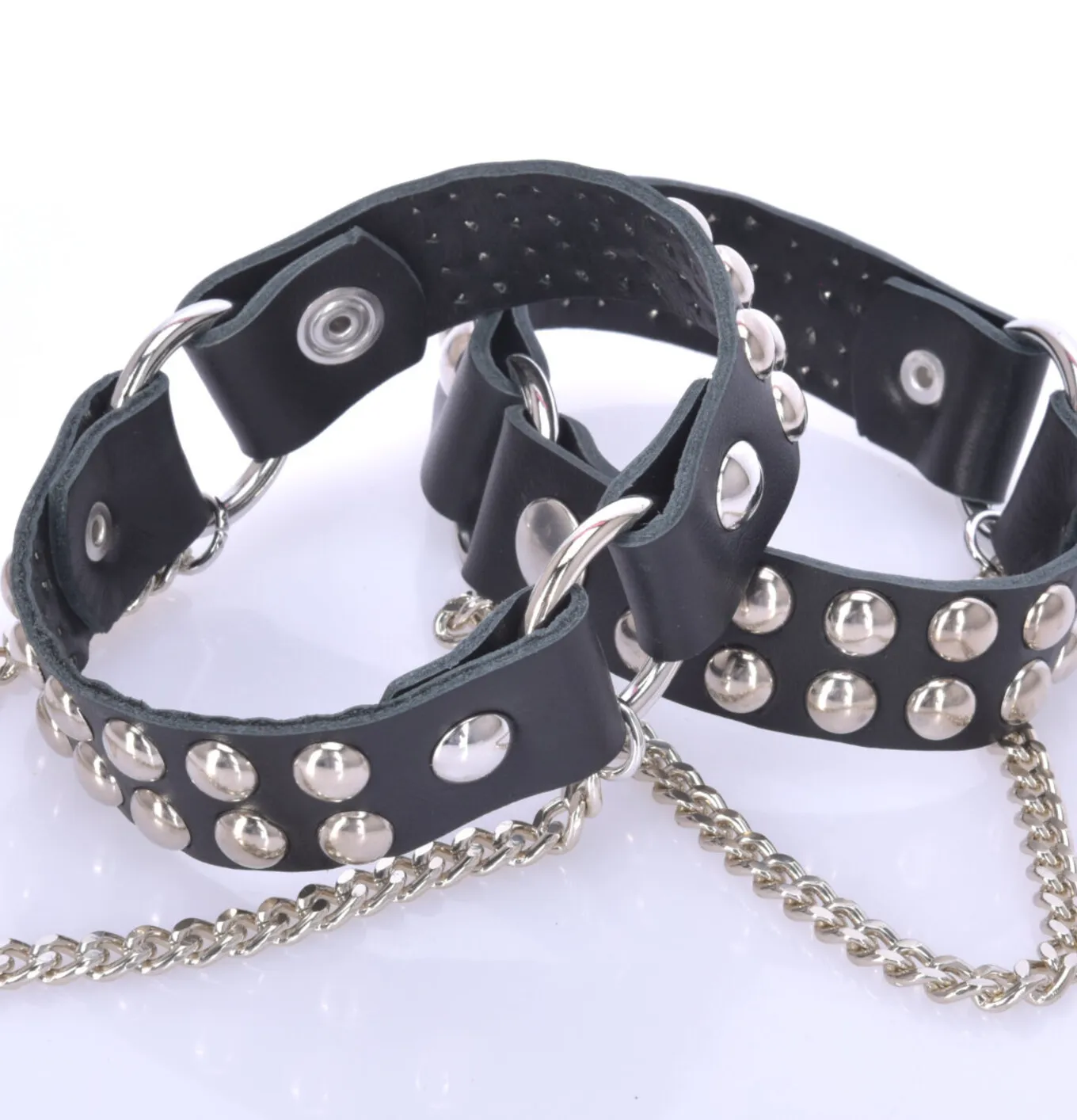 LEATHER BOOT BELT LEA - 2CM - SINGLE CHAIN