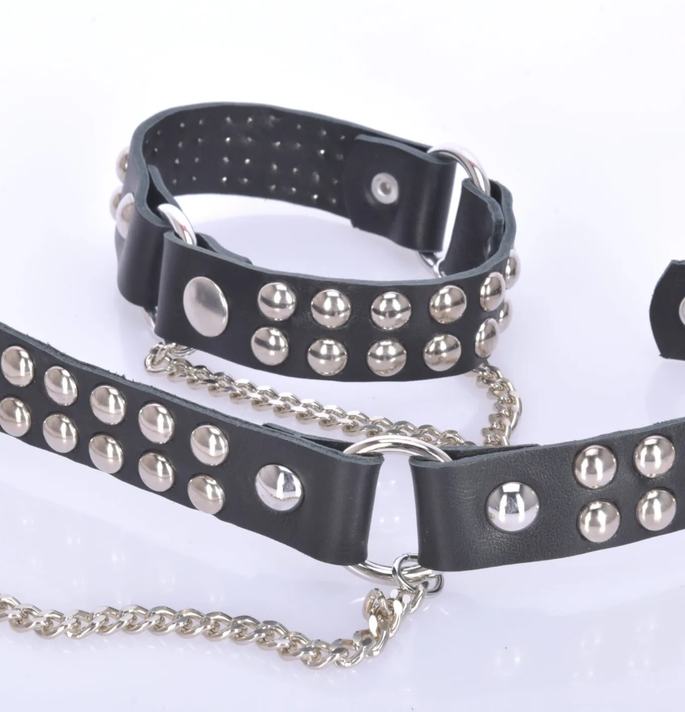 LEATHER BOOT BELT LEA - 2CM - SINGLE CHAIN