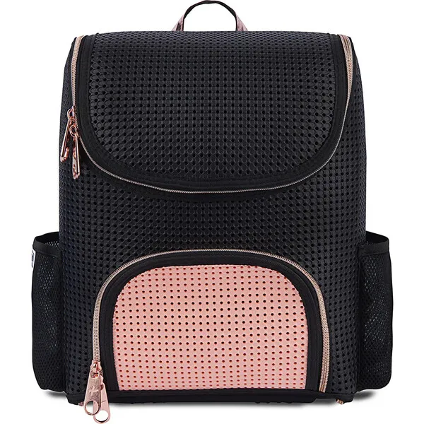 Light + Nine Student Backpack, Peach Blush