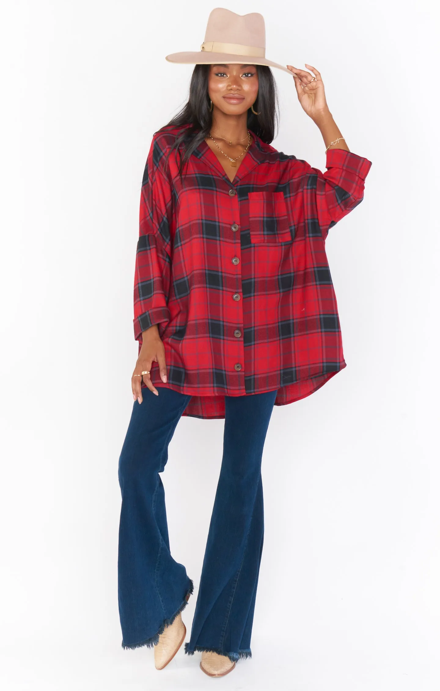 Lorolie Tunic ~ Dundee Plaid