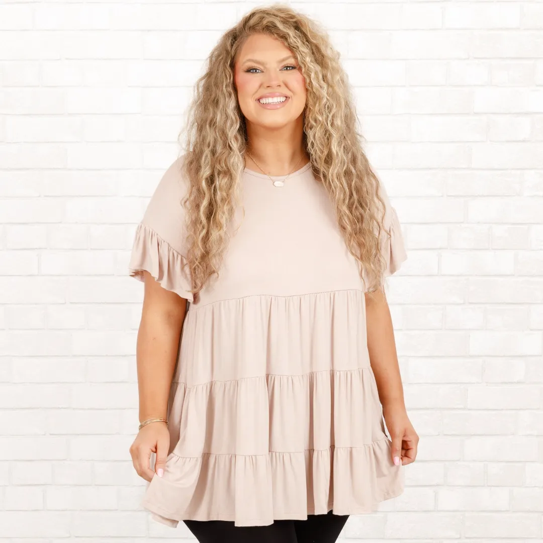 Love And Honey Tunic, Taupe