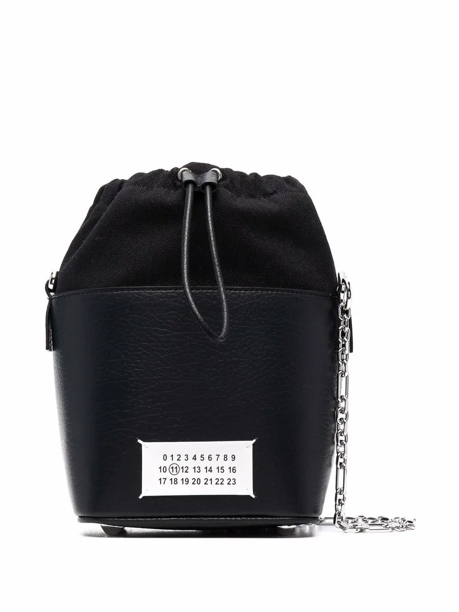 Maison Margiela    Maison Margiela 5 Ac Small Leather Bucket Bag