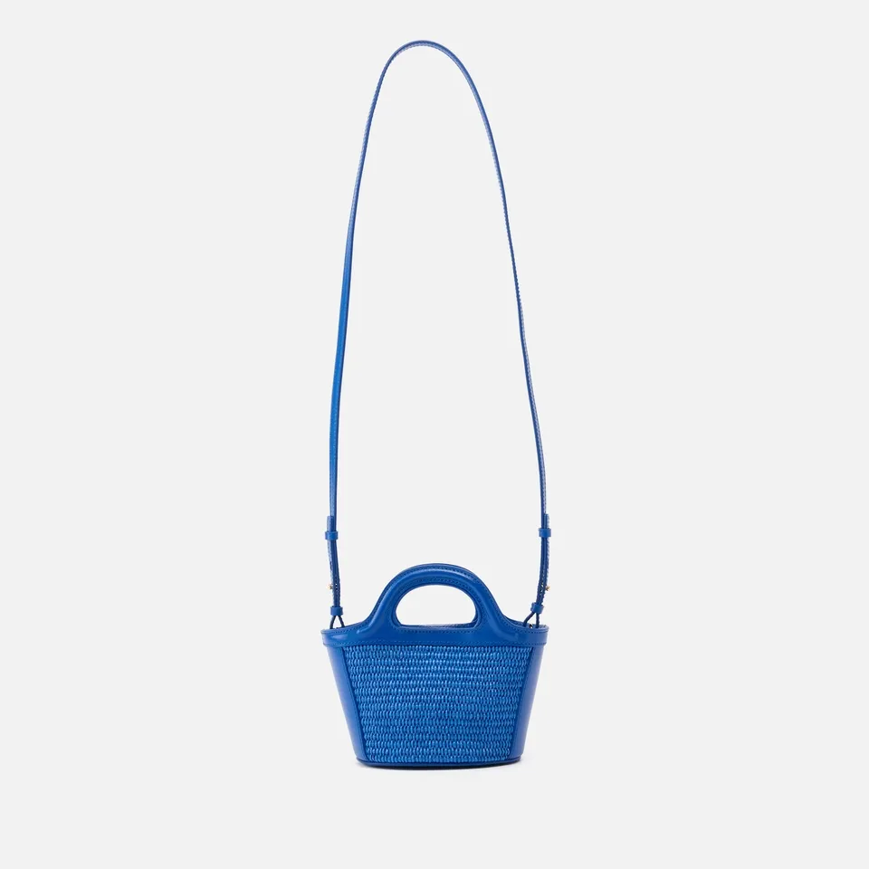 Marni Tropicalia Micro Faux Raffia and Leather Bag | Coggles