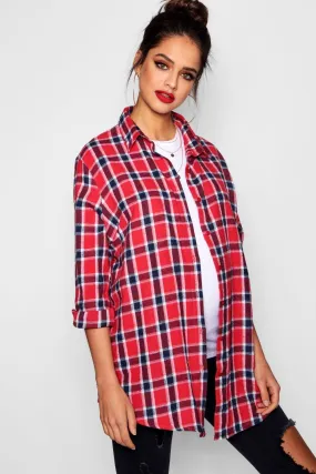 Maternity Flannel Shirt