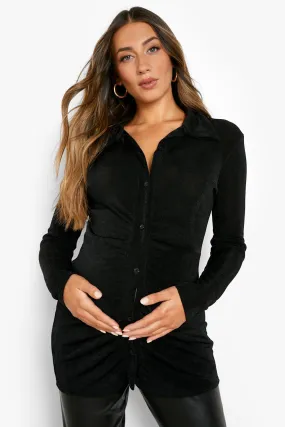 Maternity Ruched Front Shirt