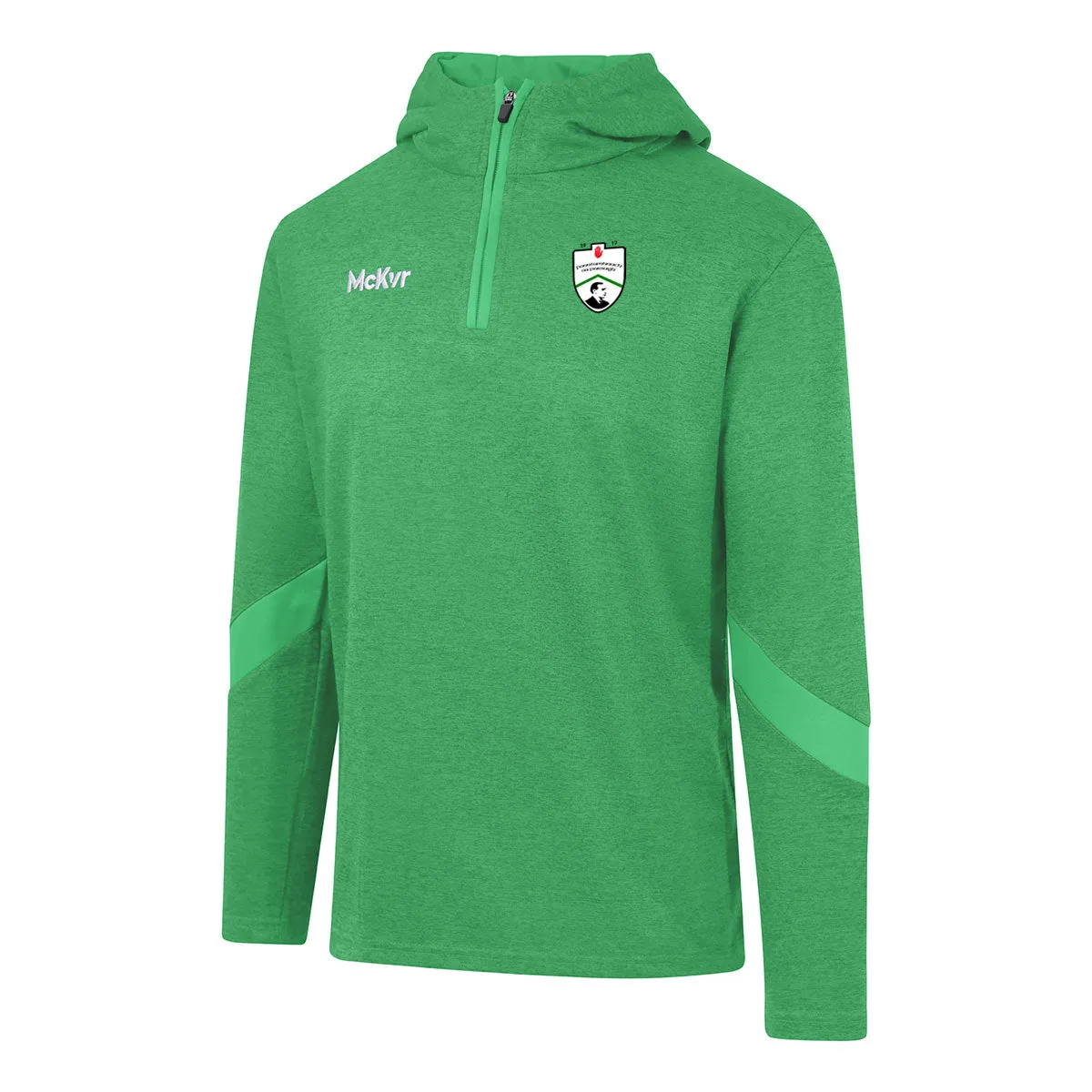 Mc Keever Fintona Pearses GAA Core 22 1/4 Zip Hoodie - Adult - Green