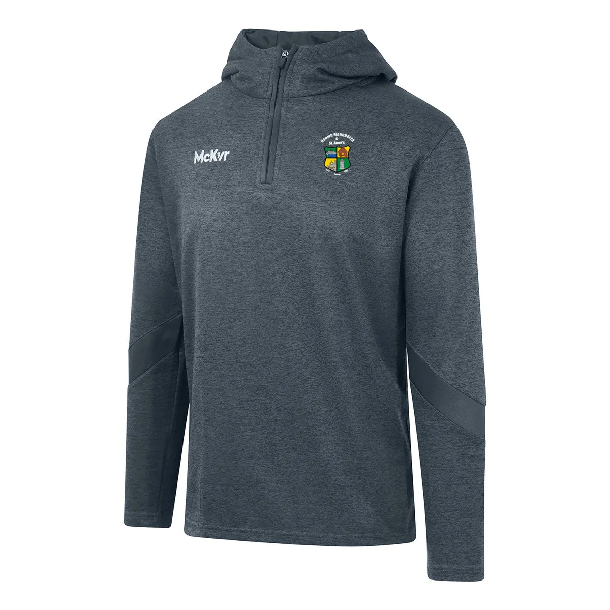 Mc Keever Naomh Fionnbarra & St Anne's GFG Core 22 1/4 Zip Hoodie - Adult - Charcoal