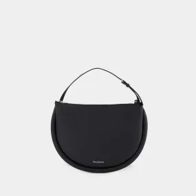 Medium Bumper-Moon Hobo Bag - J.W. Anderson -  Black - Leather